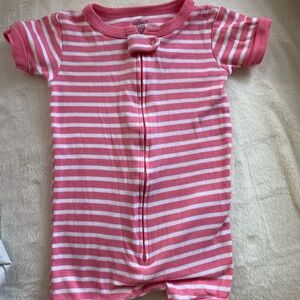 Carter's Pink and White Striped Bodysuit